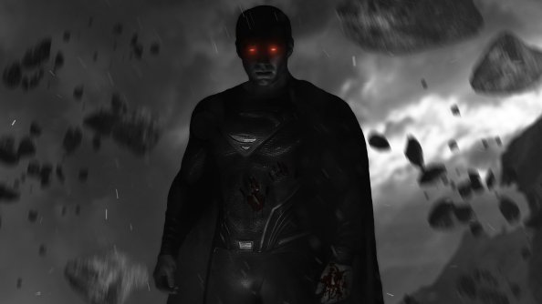 Superman Dark Days Glowing Eyes 5k