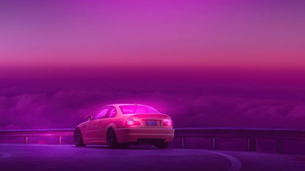 Bmw Outrun Synthwave