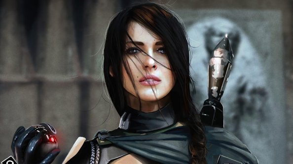 The Mandalorian Girl 4k