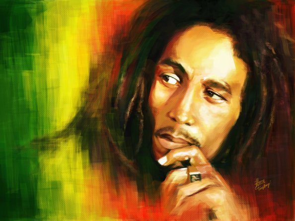 Bob Marley Painting