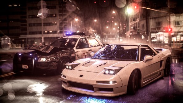 Need For Speed Acura Nsx Vs Police Car 4k