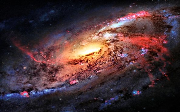 4k Galaxy Space