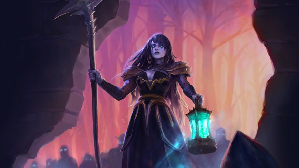 Witch With Lantern