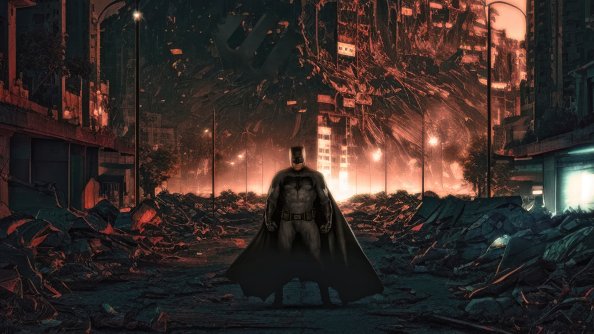Batman Saving The City