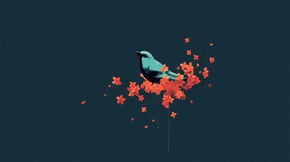 Bird Minimal Art 5k