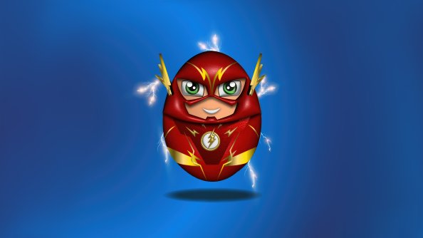 Flash Egg Funny Minimal 5k