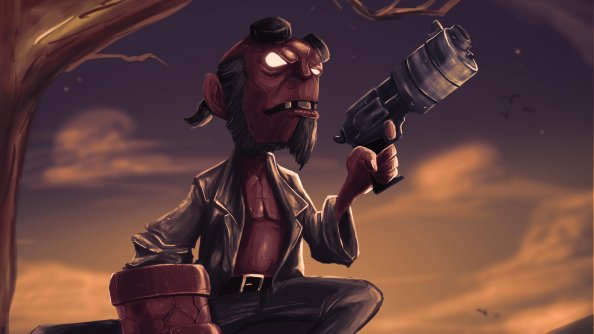 Chibi Hellboy