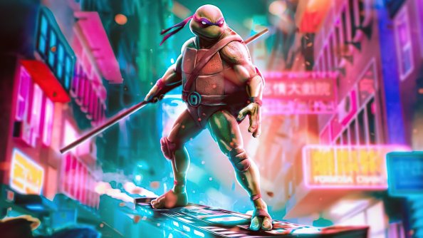 The Cyberpunk Ninja Turtle 5k