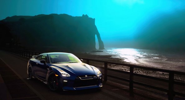 Nissan Gtr On Highway 4k