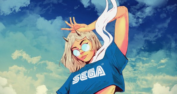 Girl Sega Tshirt 4k