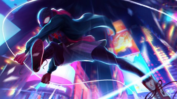 Spiderman Action 4k