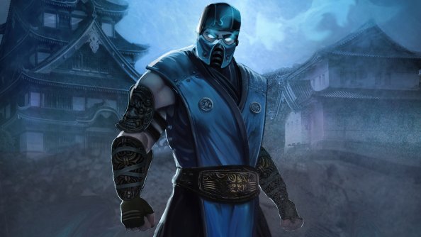 Sub Zero Mortal Kombat Fan Art With Power Effect 4k