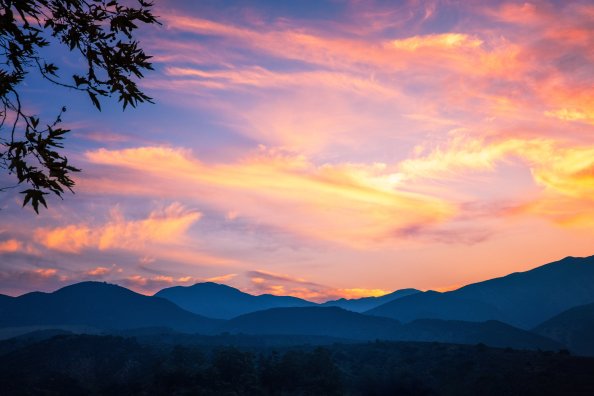 Beautiful Orange Sunset 5k