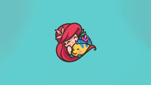 The Little Mermaid Movie Minimal 5k