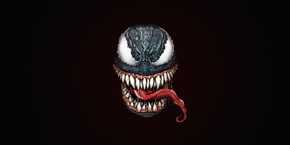 Venom Face Minimal Art 5k