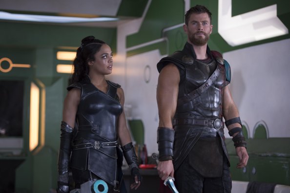 Thor And Valkyrie In Thor Ragnarok