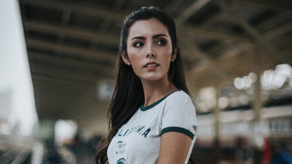 Model At Train Station