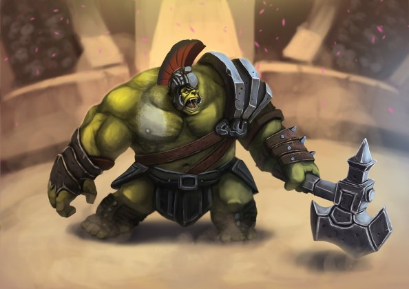 The Hulk Gladiator Artwork