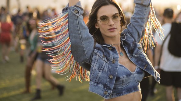 Alessandra Ambrosio At Coachella