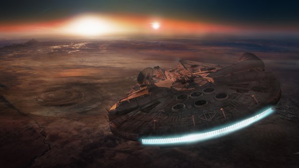 Space Scifi Star Wars Episode Fan Art 3 Dimensional