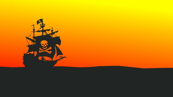 Pirate Ship Minimalist 4k