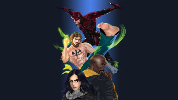 Netflix Marvels The Defenders Fan Art