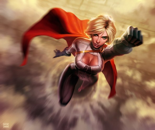 Power Girl Artwork