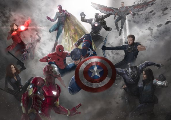 Captain America Civil War Movie Artwork