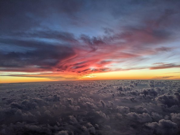 Cloud View From Flight 4k