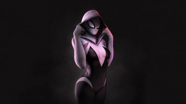 Spider Gwen Artwork 4k 2020