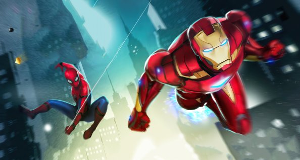 Marvel Puzzle Quest Iron Man And Spiderman 4k