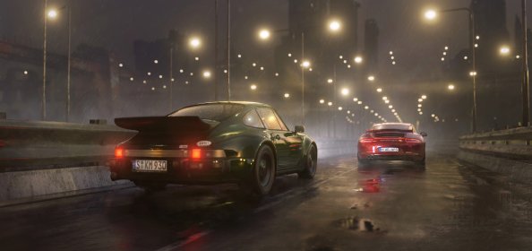 Porsche Race Old Vs New