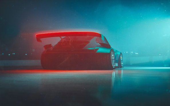 5k Porsche Digital Art
