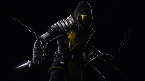 Scorpion Mortal Kombat Dark 5k