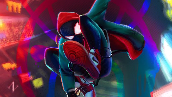 Spiderman Miles Artwork 4k