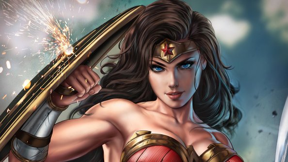 Wonder Woman Armor Sword 5k
