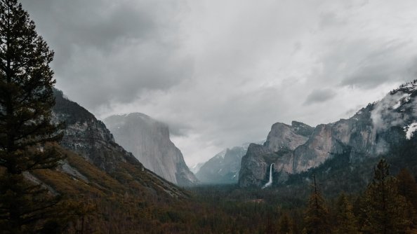 4k Yosemite Landscape View