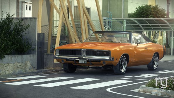 Dodge Charger 1969 RT In Tokyo