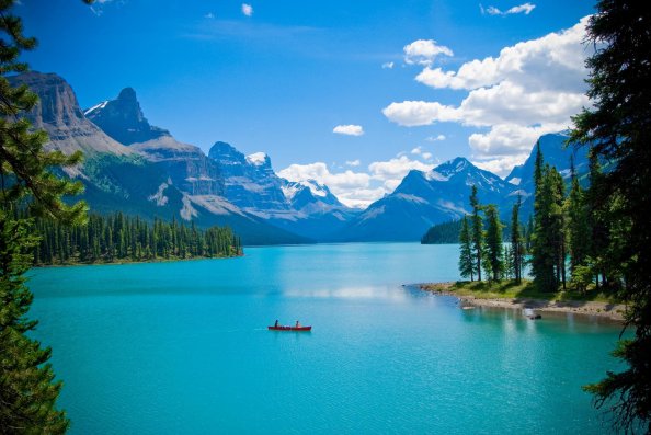 Beautiful Clear Blue Lake