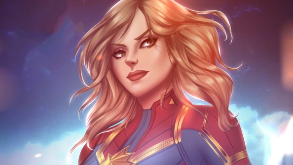 Captain Marvel Fan Artwork New