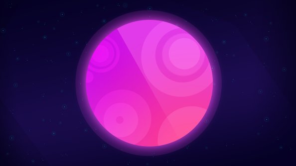 Purple Planet Art