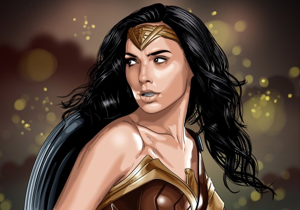 Wonder Woman Artwork 4k