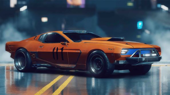 Cyberpunk 2077 Game 4K Car