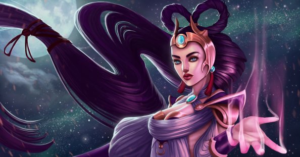 Diana League Of Legends Fantasy Girl