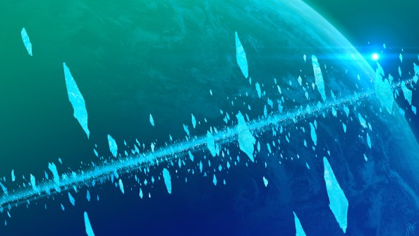 Ice Cold Asteroids Fall