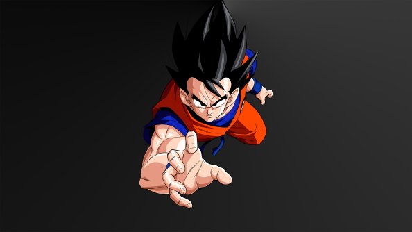 Goku Minimal Dark 5k