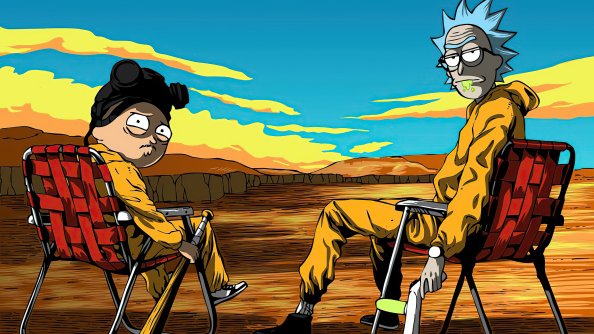 Rick And Morty Breaking Bad 4k