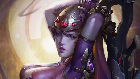 Widowmaker Overwatch Fantasy Art 4k