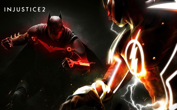 Injustice 2 Fanart Poster Batman Vs Flash 4k