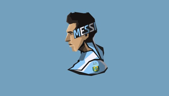 Lionel Messi Minimalism 8k